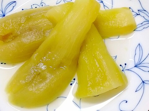 冷やしてどうぞ、茄子の煮びたし